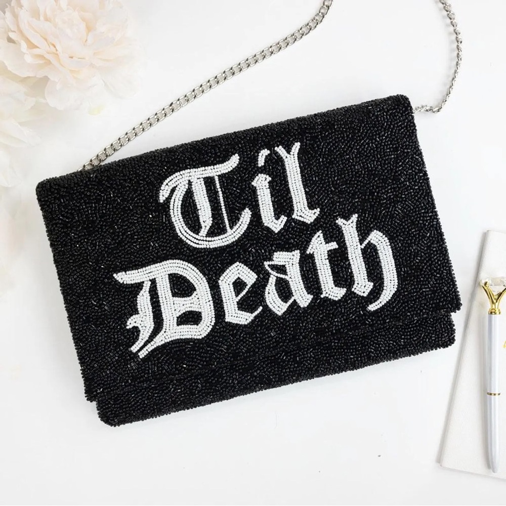 Til Death Bridal Clutch